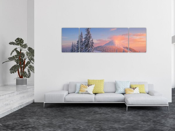 Obraz - Zimní krajina (170x50 cm)
