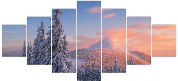 Obraz - Zimní krajina (210x100 cm)