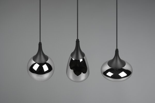 Závěsné svítidlo LUMINA černý kov