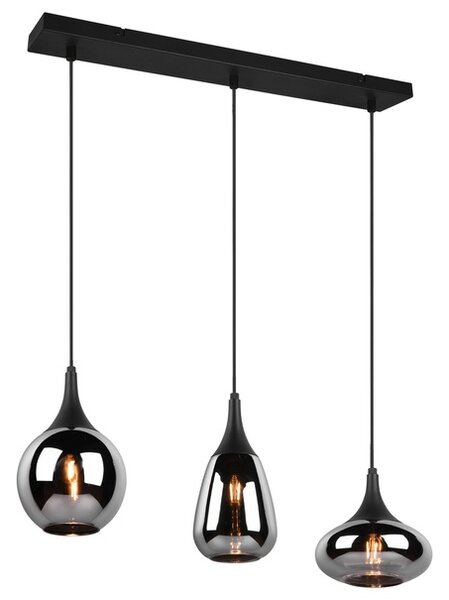 Závěsné svítidlo LUMINA černý kov