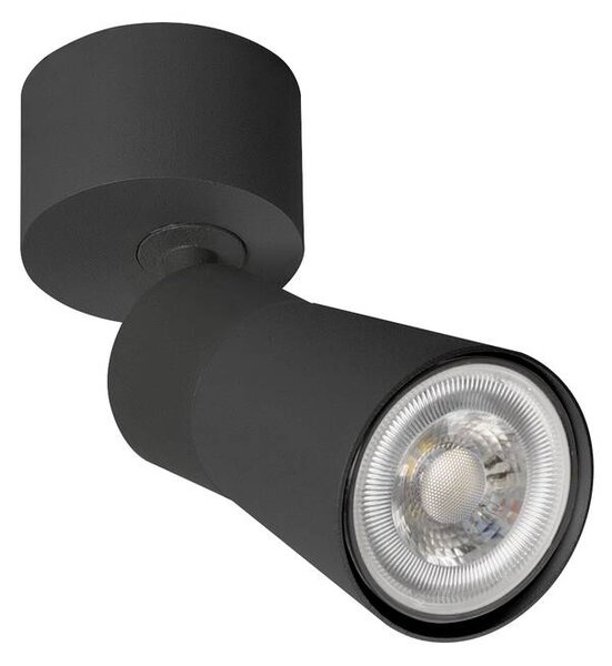 SLV 1008288 Puri 2.0 Cone, černé nástěnné/stropní svítidlo 1xGU10 s kulatou základnou, výška 14,8cm