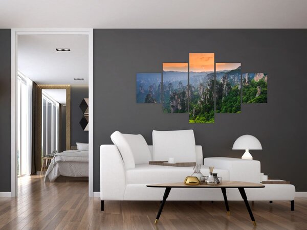 Obraz - Národní lesní park Zhangjiajie (125x70 cm)