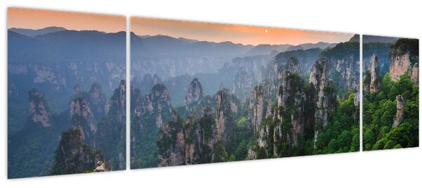 Obraz - Národní lesní park Zhangjiajie (170x50 cm)