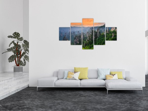 Obraz - Národní lesní park Zhangjiajie (125x70 cm)