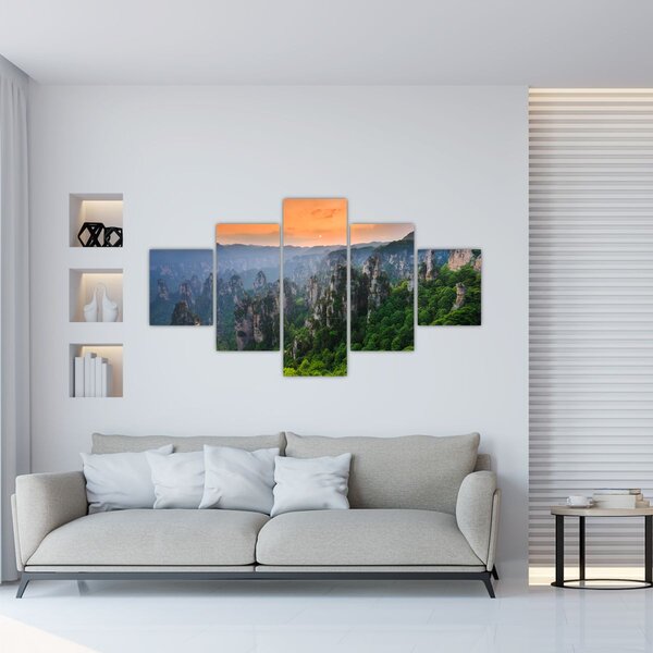 Obraz - Národní lesní park Zhangjiajie (125x70 cm)