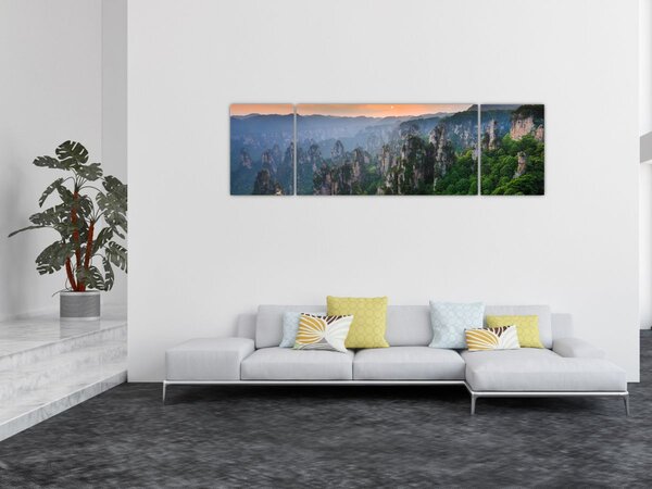 Obraz - Národní lesní park Zhangjiajie (170x50 cm)