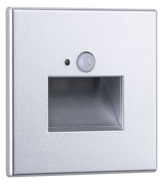 Paulmann 93134 Edge Quadro, svítidlo do stěny se senzorem, 1x1,2W LED 2700K, matný chrom, 8x8cm