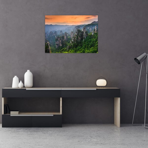 Obraz - Národní lesní park Zhangjiajie (70x50 cm)