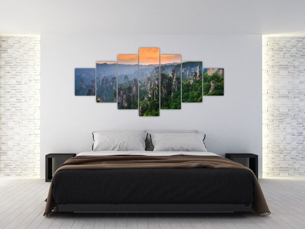 Obraz - Národní lesní park Zhangjiajie (210x100 cm)