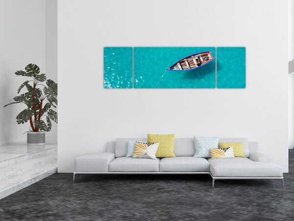 Obraz - Tradiční rybářská loď (170x50 cm)