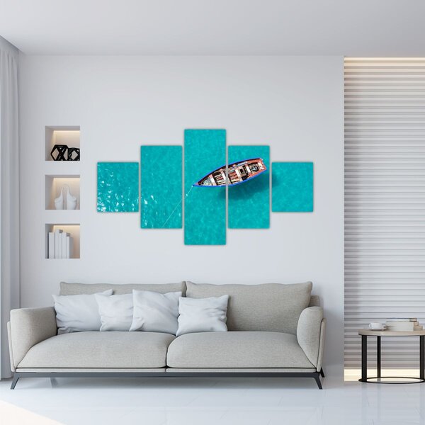 Obraz - Tradiční rybářská loď (125x70 cm)