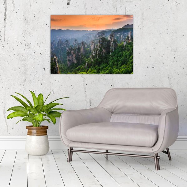 Obraz - Národní lesní park Zhangjiajie (70x50 cm)