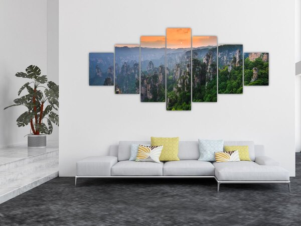 Obraz - Národní lesní park Zhangjiajie (210x100 cm)