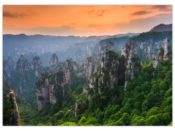 Obraz - Národní lesní park Zhangjiajie (70x50 cm)