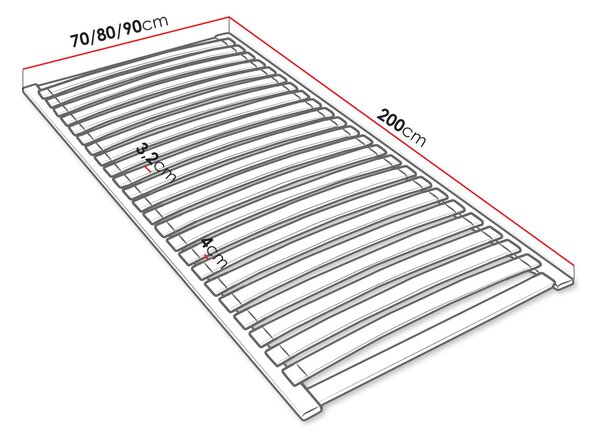 Lamelový rošt 70x200 FENFANG