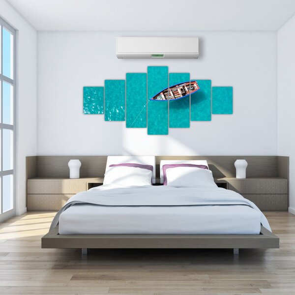 Obraz - Tradiční rybářská loď (210x100 cm)