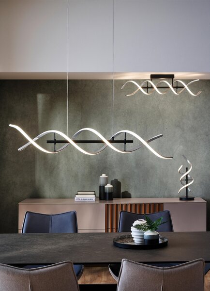 ZÁVĚSNÉ LED SVÍTIDLO, 104,5/16/150 cm - Závěsná světla