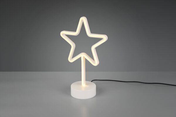 Stolní LED lampa STAR bílá