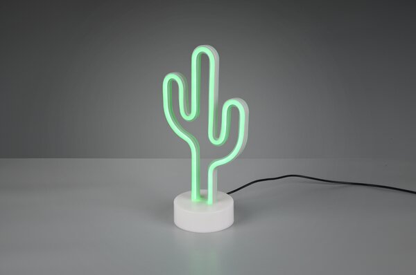 Stolní LED lampa CACTUS bílá