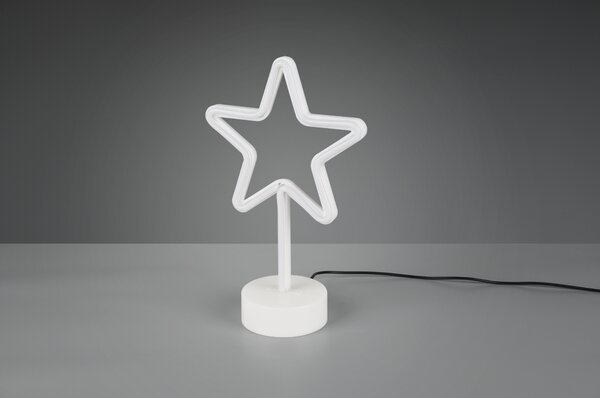 Stolní LED lampa STAR bílá