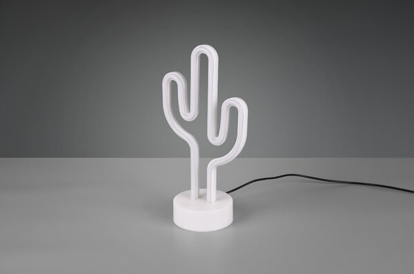 Stolní LED lampa CACTUS bílá