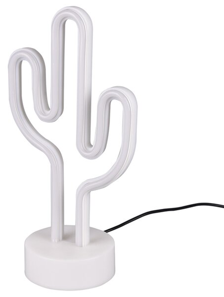 Stolní LED lampa CACTUS bílá