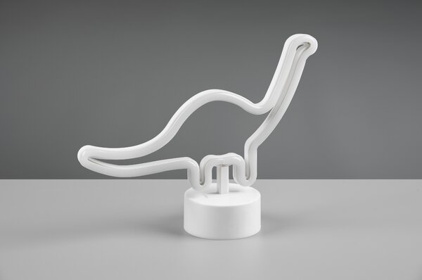 Stolní LED lampa BRONTO bílá