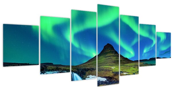 Obraz - Kirkjufell, Island (210x100 cm)