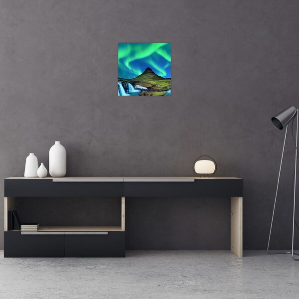Obraz - Kirkjufell, Island (30x30 cm)