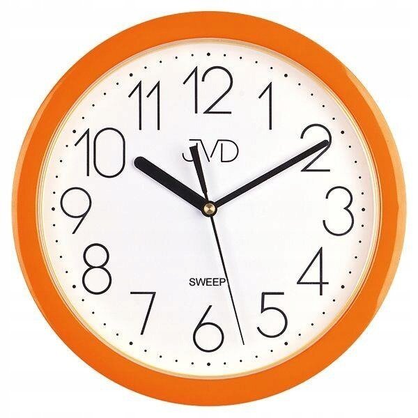 JVD HP612.11 - 25 cm - ORANŽOVÉ - Nástěnné hodiny