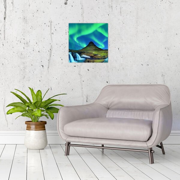Obraz - Kirkjufell, Island (30x30 cm)