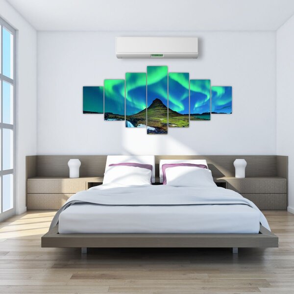 Obraz - Kirkjufell, Island (210x100 cm)