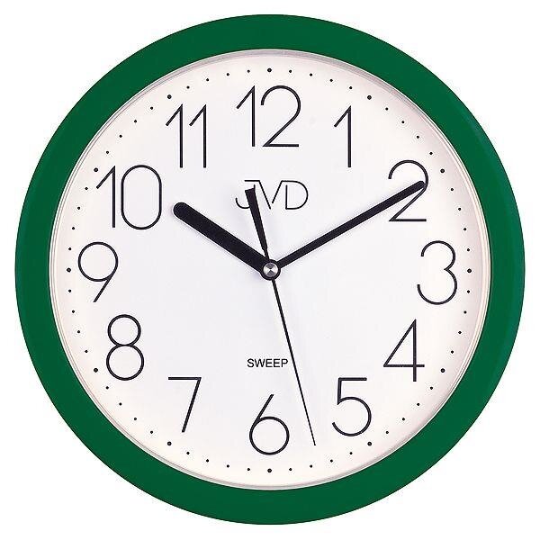 Nástěnné hodiny JVD zelené 25 cm