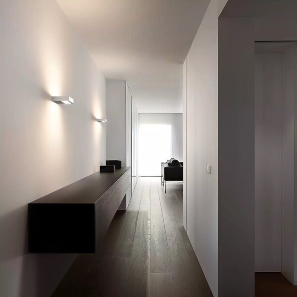 Linea Light CA042DBBMDI Regolo V2 320 Bi, černé nástěnné svítidlo, LED 35W 2700K, šířka 31,4cm
