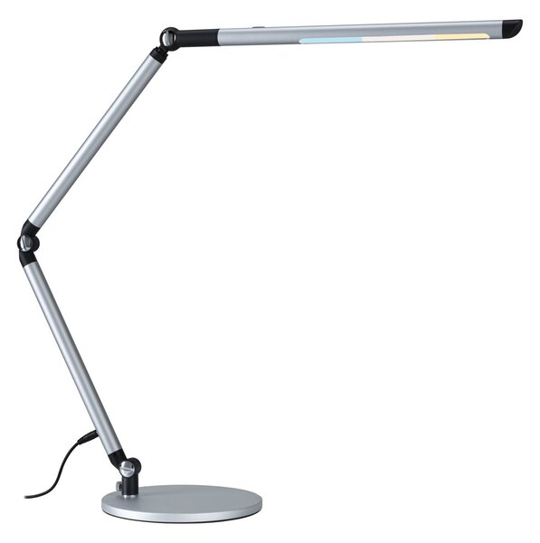 Paulmann 79562 FlexBar stříbrná LED stolní lampa, 10,6W LED, 3000-6500K výška 67cm