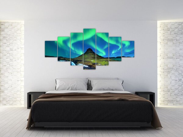 Obraz - Kirkjufell, Island (210x100 cm)