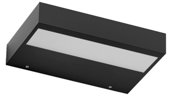 Linea Light CA037DBBMDI Regolo V2 240 Mono, černé nástěnné svítidlo, LED 17W 2700K, šířka 23,4cm