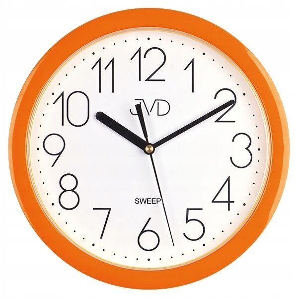 JVD HP612.11 - 25 cm - ORANŽOVÉ - Nástěnné hodiny