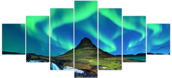 Obraz - Kirkjufell, Island (210x100 cm)