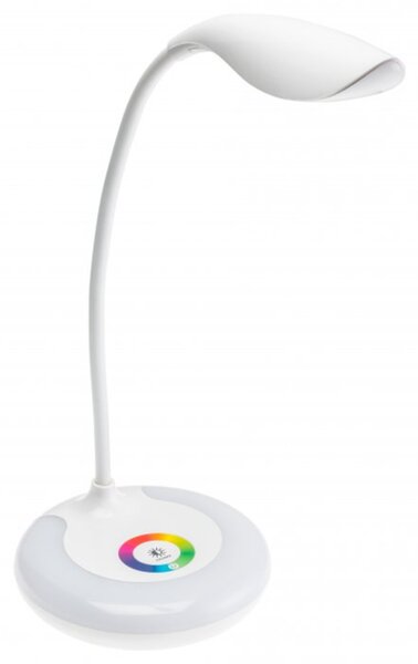 Stolní LED RGB lampa HARLAN bílá