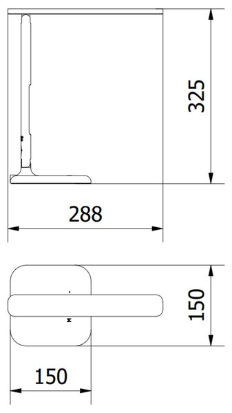 Stolní LED lampa LINEAR bílá