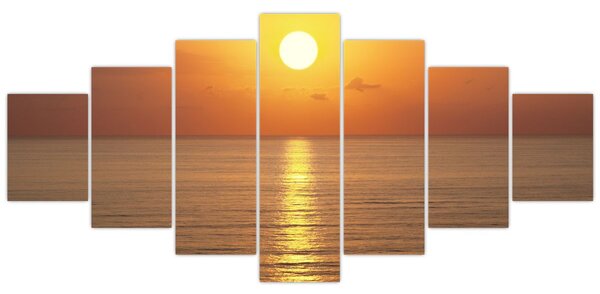 Obraz - Západ slunce nad oceánem (210x100 cm)
