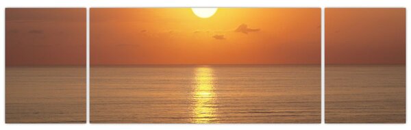 Obraz - Západ slunce nad oceánem (170x50 cm)
