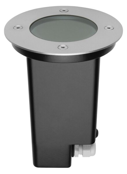 Linea Light 52901 Texo_RJ, zápustné svítidlo do podlahy s nastavitelným směrem svícení, 1x35W GU10, nerez, prům. 13cm, IP67