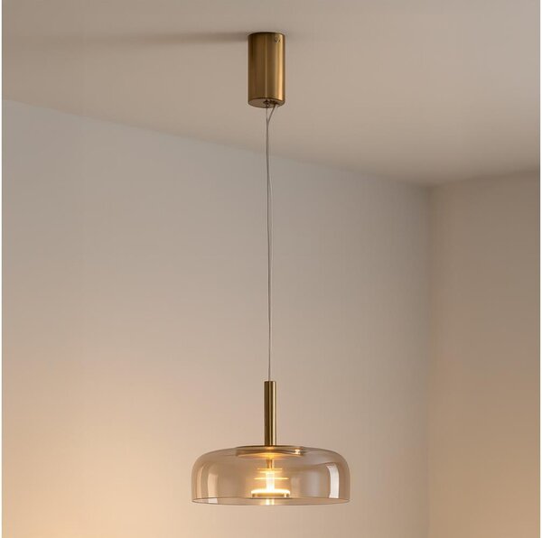LED Lustr na lanku LOBBY LED/8W/230V 3000K pr. 30 cm