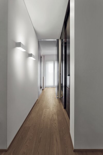 Linea Light 60817W00 Gypsum_W2 sádrové svítidlo se svícením dolu a nahoru, 15W LED 3000K, délka 33cm