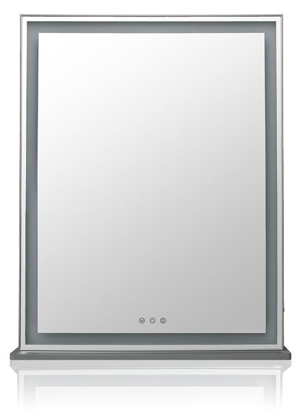 MMIRO, L609VS, Hollywoodské make-up zrcadlo s osvětlením 57 x 72 cm | stříbrná L609VS