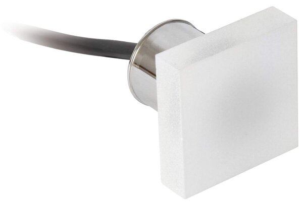 Linea Light 92262W00 Sand, čtvercové dekorativní LED svítidlo, 1x1W LED v teple bílé barvě světla, prům. 4cm, IP65
