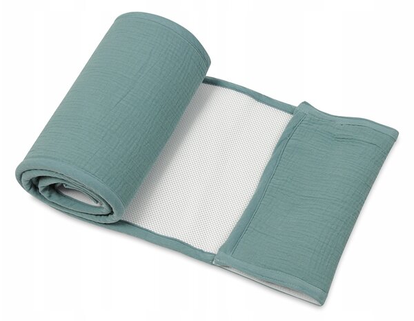 Mantinel do postýlky MUSLIN BUMP AIR 180x30 cm BabyMatex