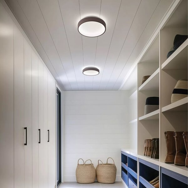 Linea Light CA076DWHMDD Iside, bílé stropní/nástěnné svítidlo, 10W LED 2700K, prům. 23,1cm